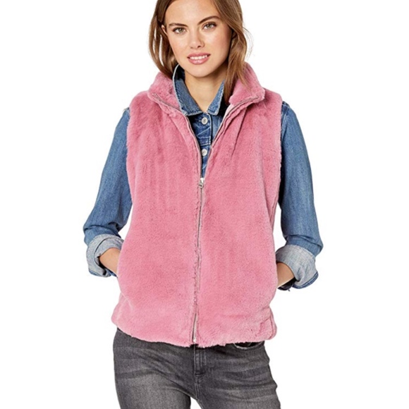 J. Crew Jackets & Blazers - J.Crew Faux-fur Vest